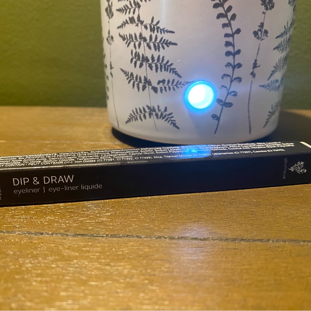 Black dip and draw eyeliner